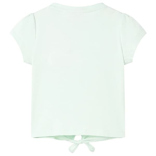 vidaXL T-shirt til børn str. 116 lys mintgrøn