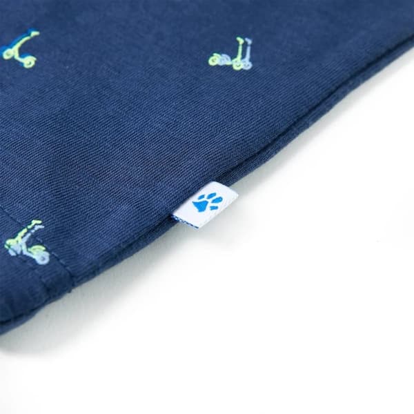vidaXL T-shirt til børn str. 116 mørkeblå