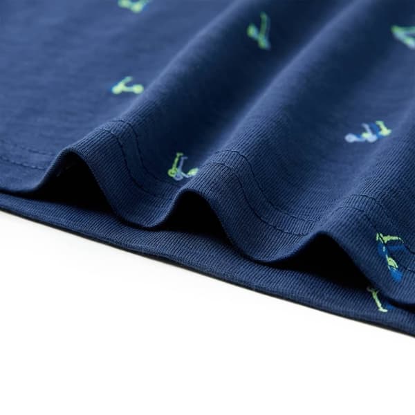 vidaXL T-shirt til børn str. 116 mørkeblå