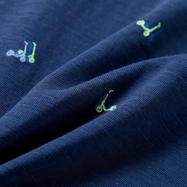 vidaXL T-shirt til børn str. 116 mørkeblå