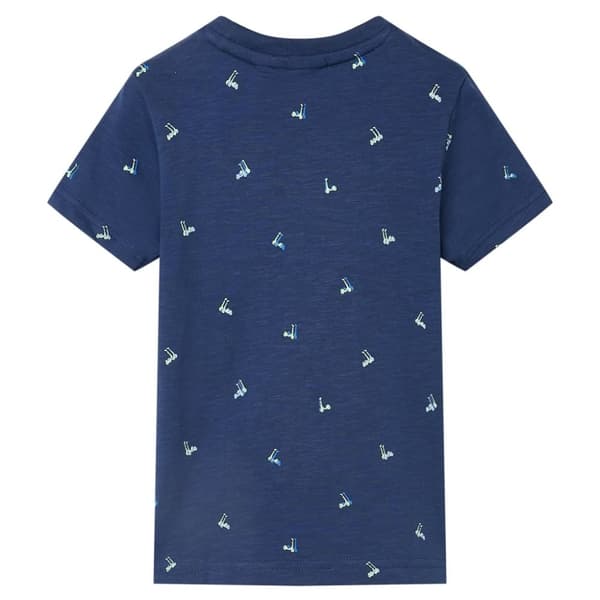 vidaXL T-shirt til børn str. 116 mørkeblå