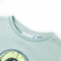 Miniatyrbillede 3 af 7: vidaXL T-shirt til børn str. 116 striber lys mintgrøn