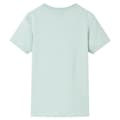 Miniatyrbillede 2 af 7: vidaXL T-shirt til børn str. 116 striber lys mintgrøn