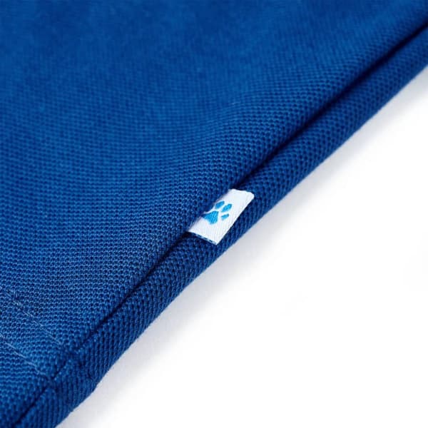 vidaXL Poloshirt til børn str. 116 mørkeblå