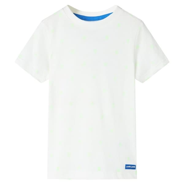 vidaXL Lasten T-paita ecru 116