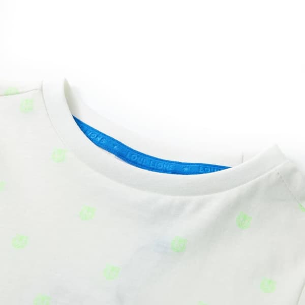 vidaXL Lasten T-paita ecru 128