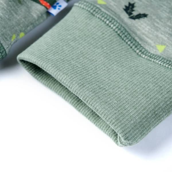 vidaXL Lasten collegepaita meleerattu vaalea khaki 92