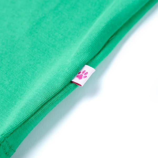 vidaXL T-shirt til børn str. 116 grøn