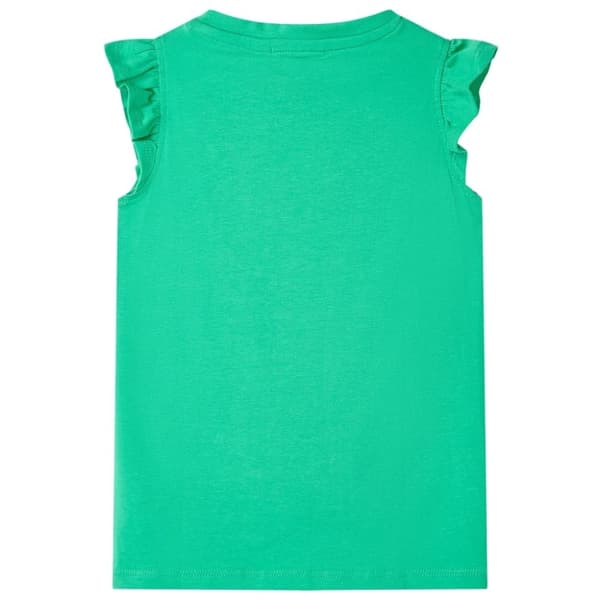 vidaXL T-shirt til børn str. 116 grøn