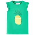Miniatyrbillede 1 af 7: vidaXL T-shirt til børn str. 116 grøn