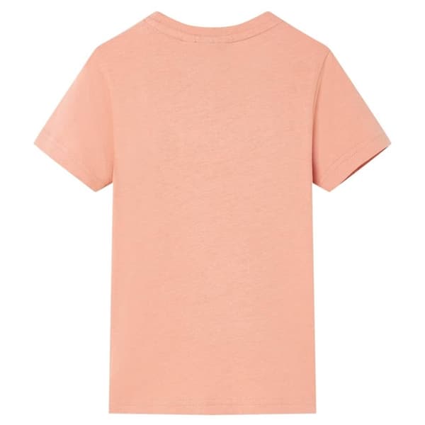 vidaXL T-shirt för barn ljus orange 92