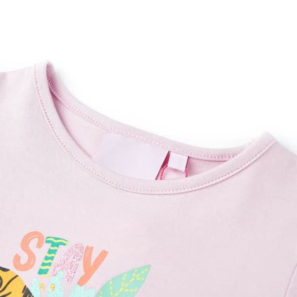 vidaXL T-shirt för barn lila 92