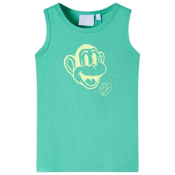 vidaXL Singlet for barn grønn 116