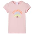 Miniatyrbillede 1 af 7: vidaXL T-shirt til børn str. 116 lyserød