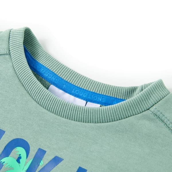 vidaXL Sweatshirt til børn str. 104 lys kakifarve