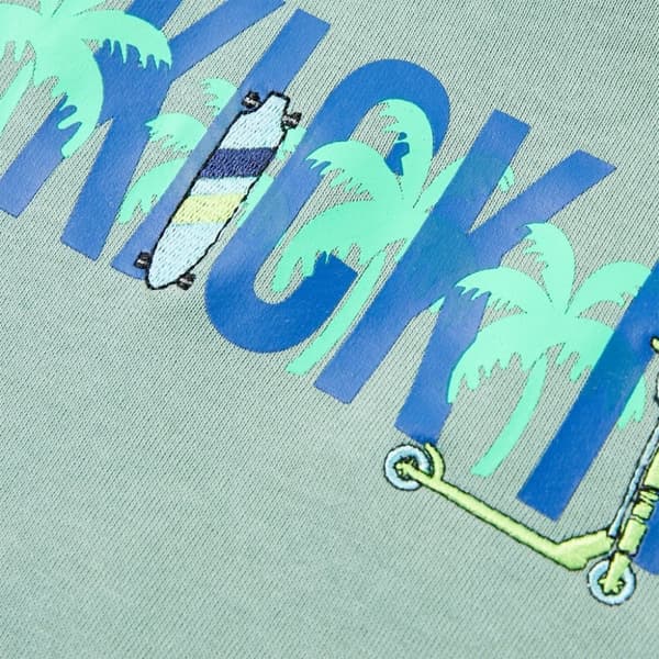 vidaXL Sweatshirt til børn str. 104 lys kakifarve