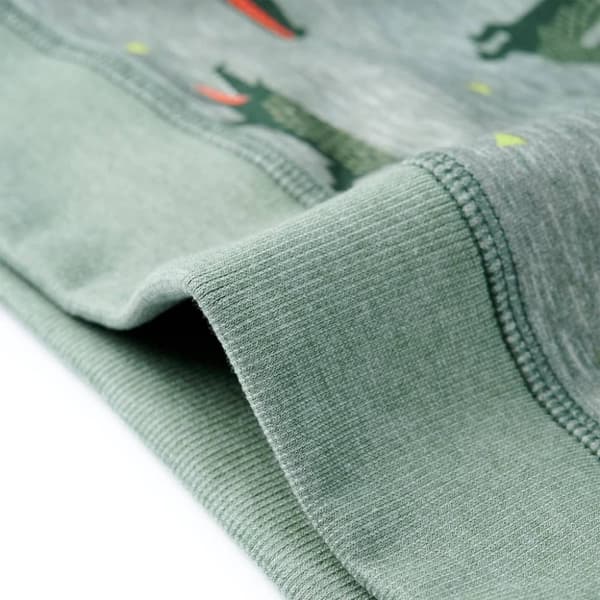 vidaXL Lasten collegepaita meleerattu vaalea khaki 116