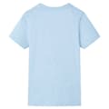 Miniatyrbillede 2 af 7: vidaXL T-shirt til børn str. 140 blåmeleret