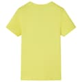 Miniatyrbillede 2 af 7: vidaXL Kortærmet T-shirt til børn str. 140 gul