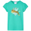 Miniatyrbillede 1 af 7: vidaXL T-shirt til børn str. 104 mintgrøn