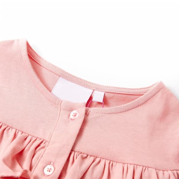 vidaXL T-skjorte for barn medium rosa 140