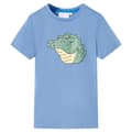 Miniatyrbild 1 av 7: vidaXL T-shirt för barn mellanblå 104