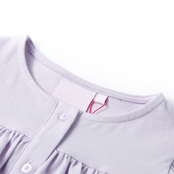 vidaXL T-shirt för barn lila 92