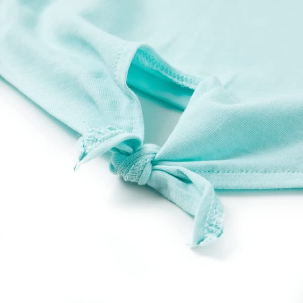 vidaXL T-shirt för barn aquablå 116