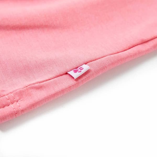 vidaXL T-shirt för barn puderrosa 140