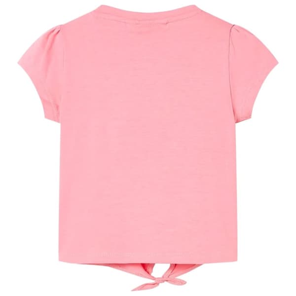 vidaXL T-shirt för barn puderrosa 140