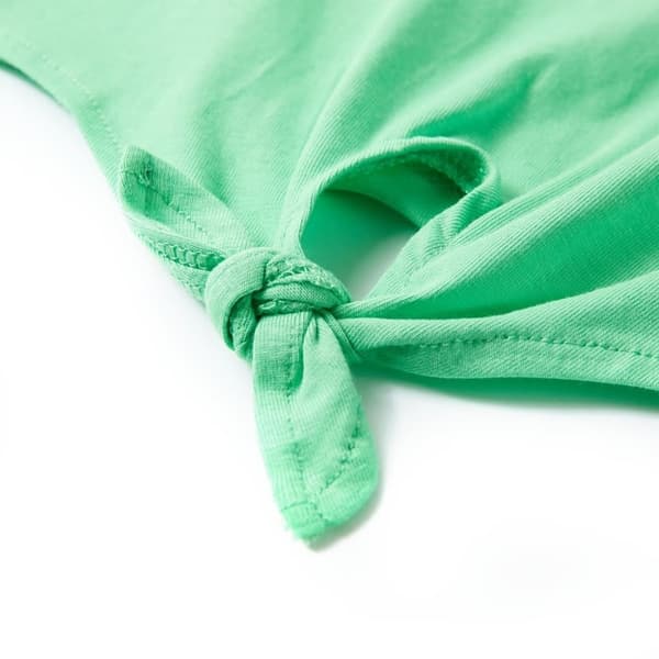 vidaXL T-shirt för barn ljusgrön 128