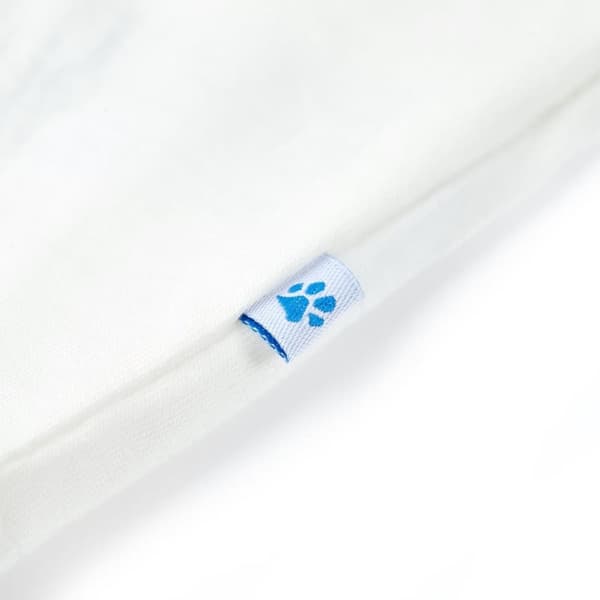 vidaXL T-shirt med korta ärmar för barn ecru 128