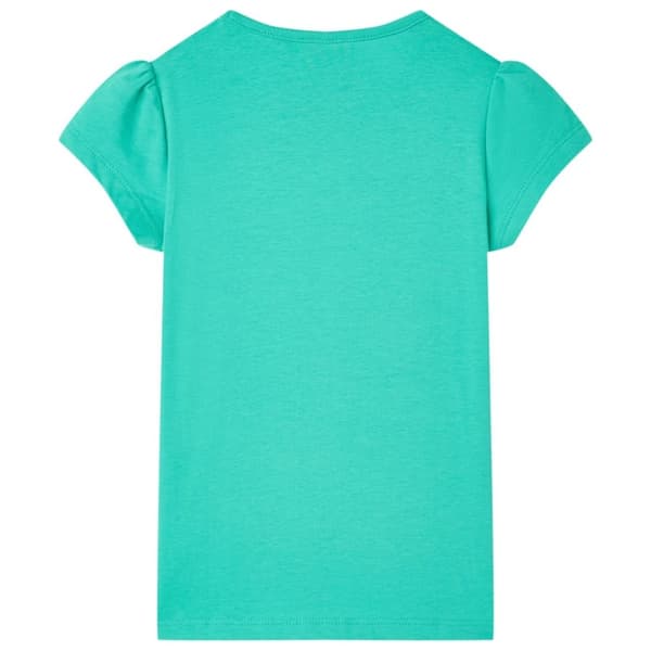 vidaXL T-shirt för barn mintgrön 104