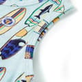 Miniatyrbilde 5 av 8: vidaXL Singlet for barn myk blå melert 104