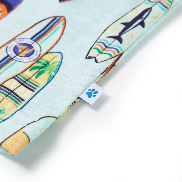 vidaXL Singlet for barn myk blå melert 104