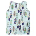 Miniatyrbilde 2 av 8: vidaXL Singlet for barn myk blå melert 104