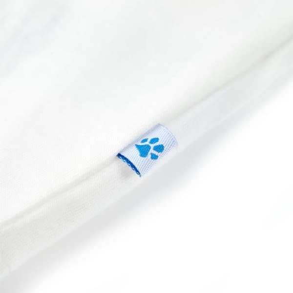 vidaXL T-shirt med korta ärmar för barn ecru 140