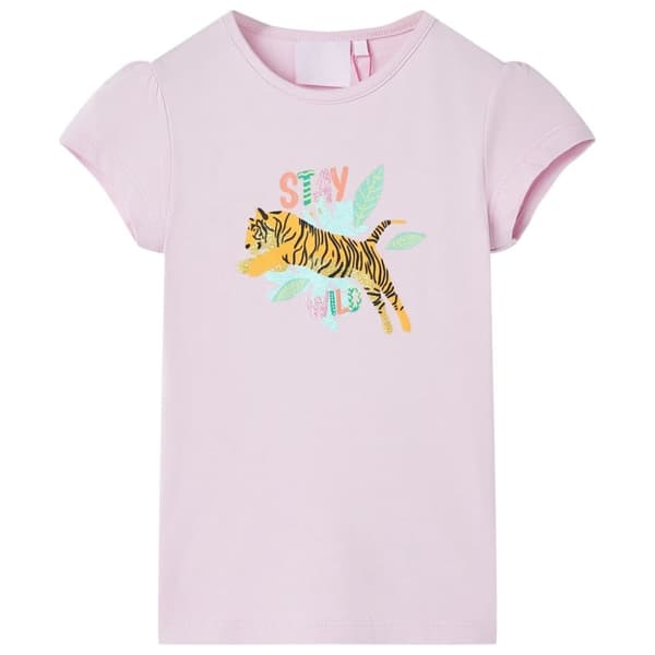 vidaXL T-shirt för barn lila 116
