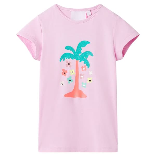 vidaXL T-shirt för barn lila 92