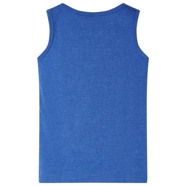 vidaXL Singlet for barn blå melert 92