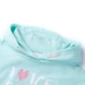 Miniatyrbild 3 av 6: vidaXL Barnhoodie ljus aqua 128
