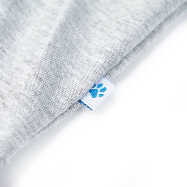 vidaXL T-shirt med korta ärmar för barn grå 128