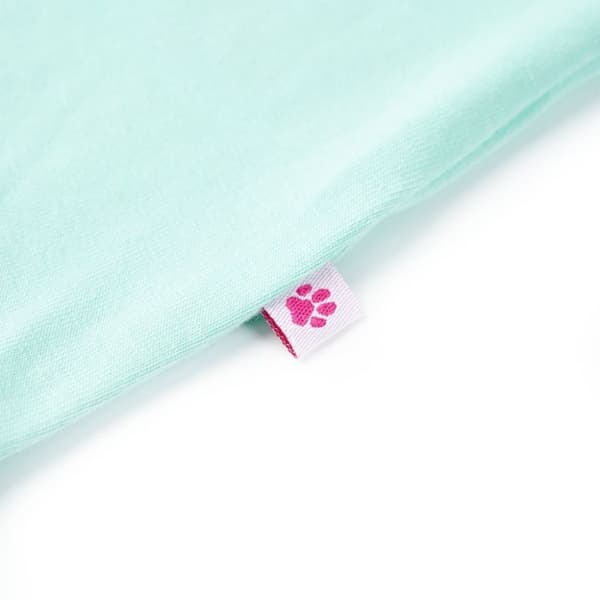 vidaXL T-skjorte for barn lyse aqua 116