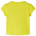 Miniatyrbild 2 av 7: vidaXL T-shirt för barn gul 92