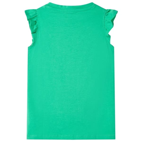 vidaXL T-shirt för barn grön 104