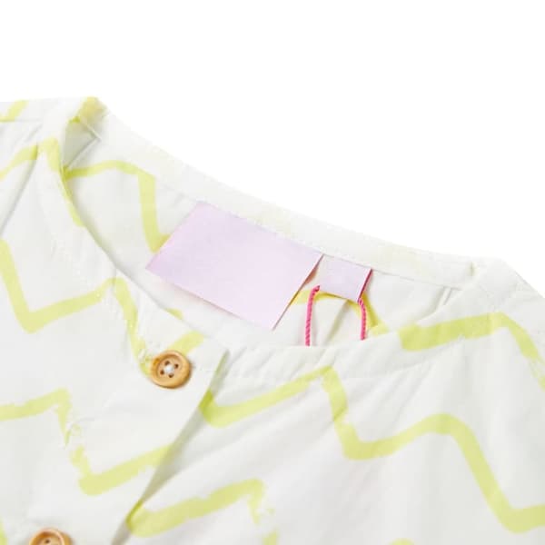 vidaXL T-shirt för barn ecru 116