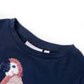 Miniatyrbillede 3 af 7: vidaXL T-shirt til børn str. 128 marineblå