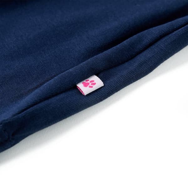 vidaXL T-shirt til børn str. 128 marineblå