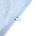 Miniatyrbillede 5 af 7: vidaXL T-shirt til børn str. 104 blåmeleret