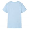 Miniatyrbillede 2 af 7: vidaXL T-shirt til børn str. 104 blåmeleret